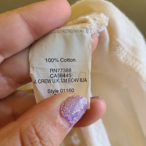 Madewell Sheer Cream Top   - Picture 7 of 7